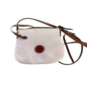 Dooney & Bourke Blush Light Pink Small Nylon Pouchette Crossbody Shoulder Bag